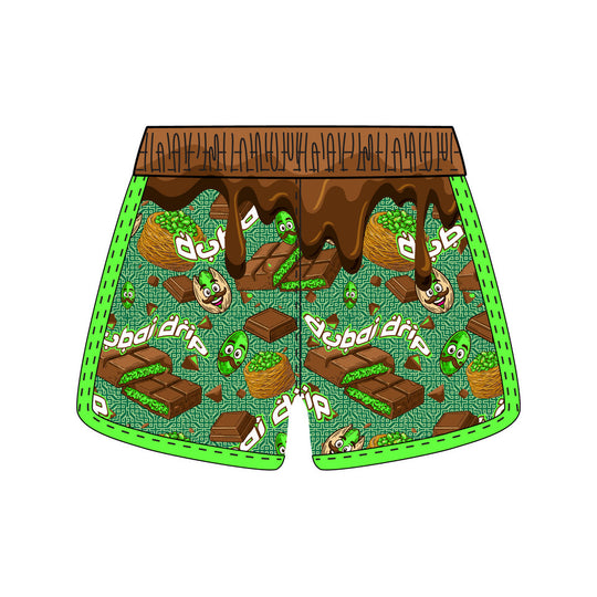 Girls & Womens Dubai Drip Chocolate Short