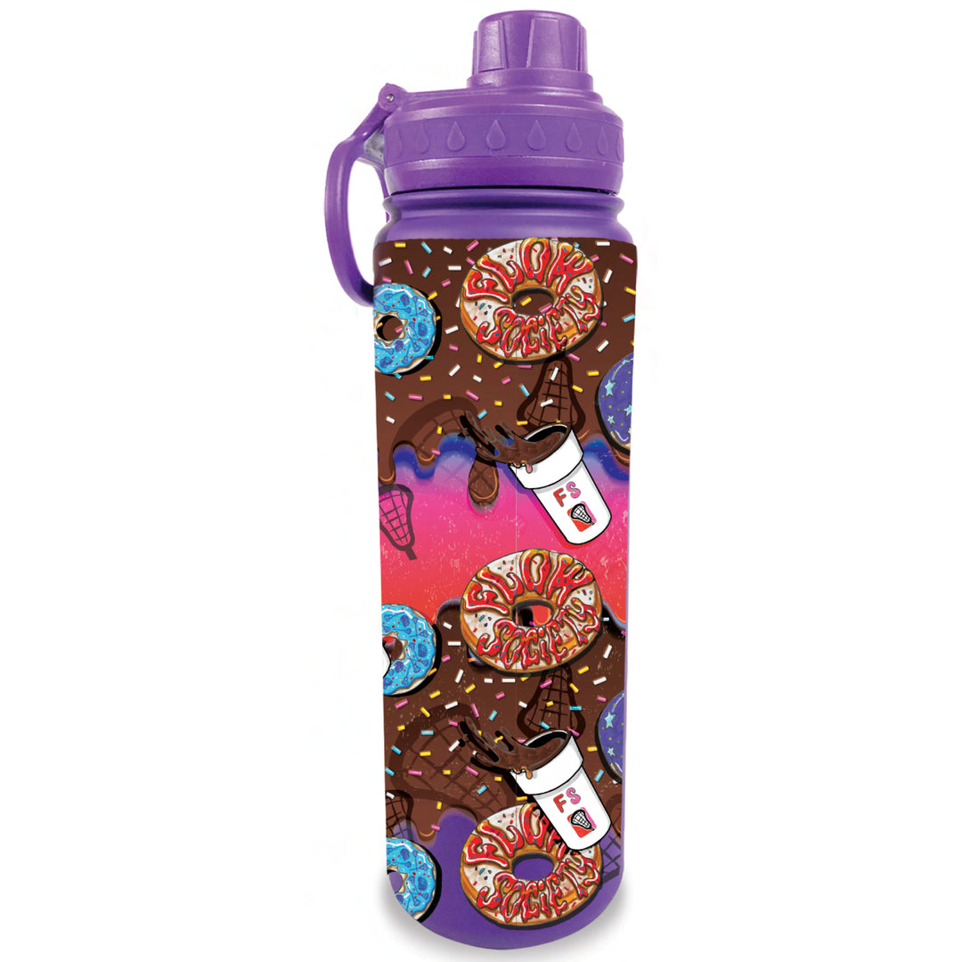 Donut Flow 24oz Stainless Steel Water Bottle