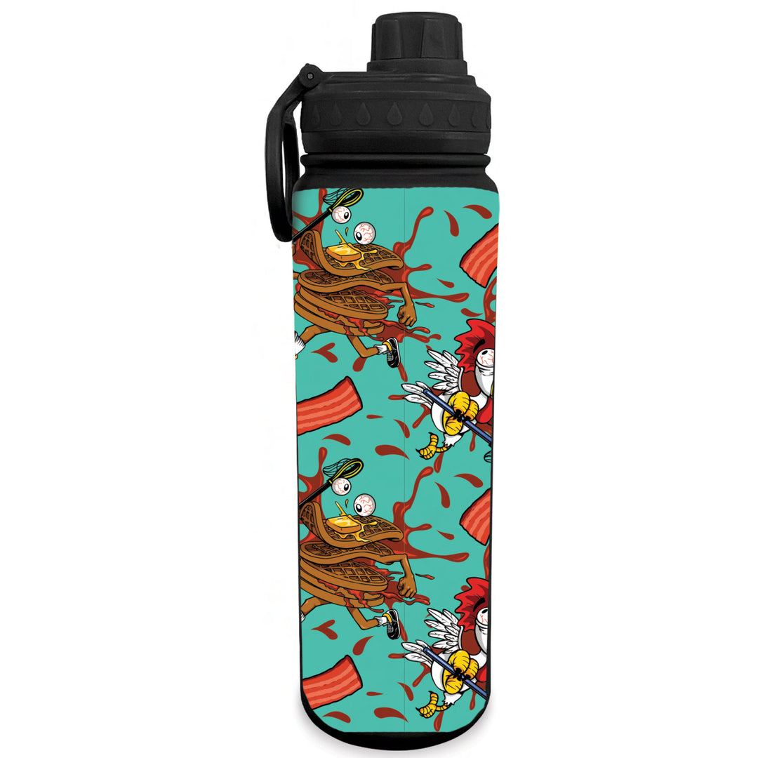 Chicken & Waffles 24oz Stainless Steel Water Bottle