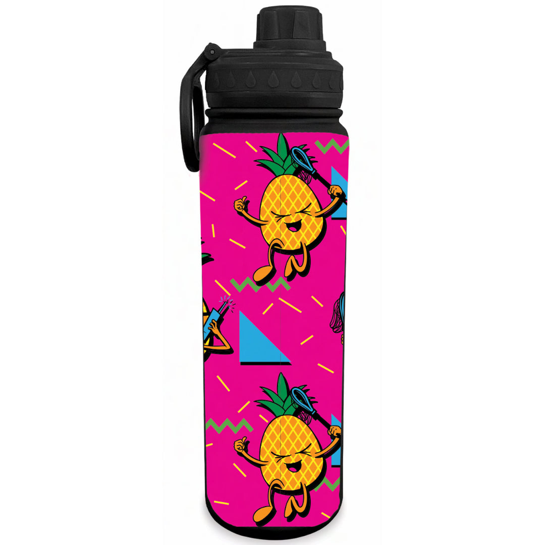 Pineapple Lax 24oz Stainless Steel Water Bottle