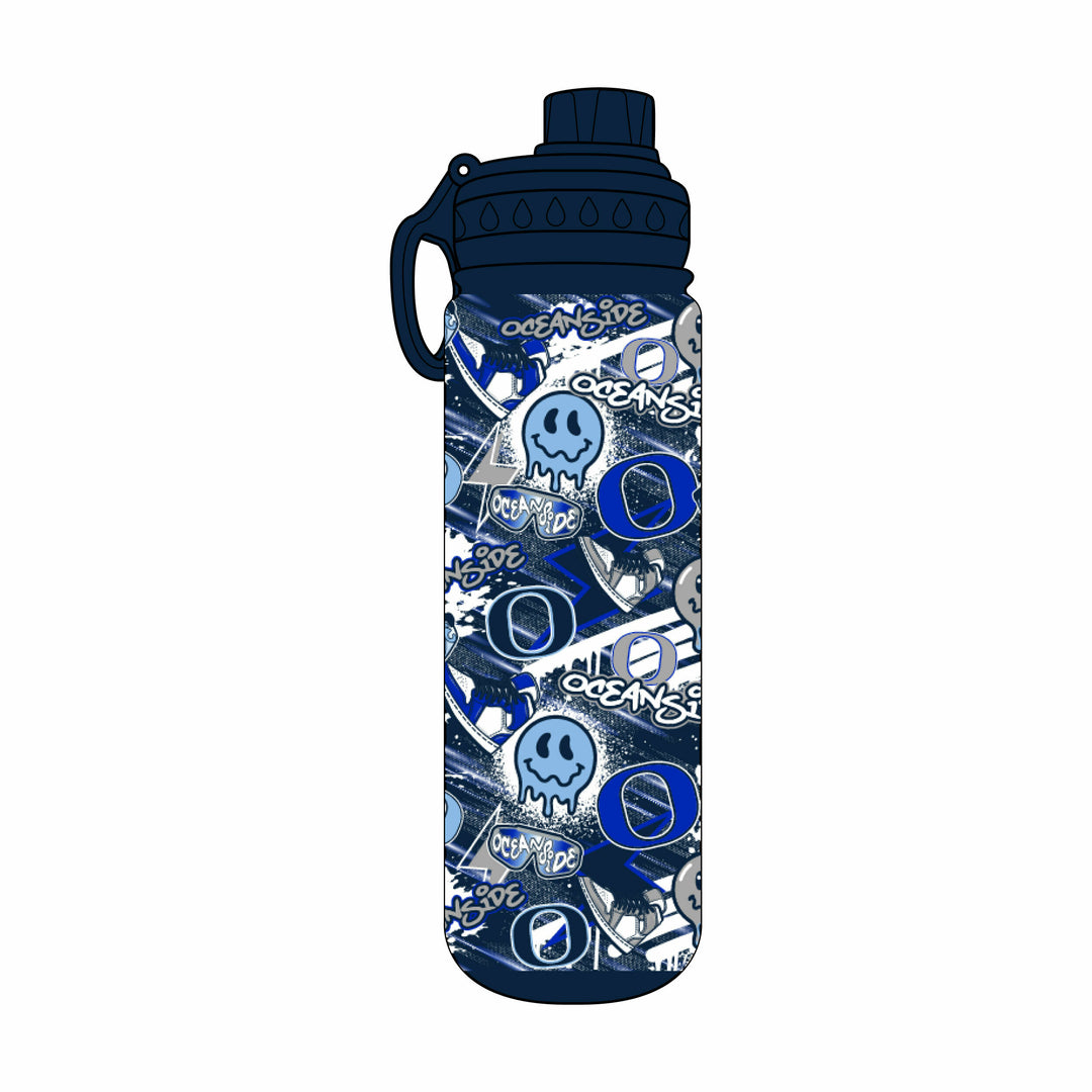 Oceanside Oak 24 oz Stainless Steel Water Bottle