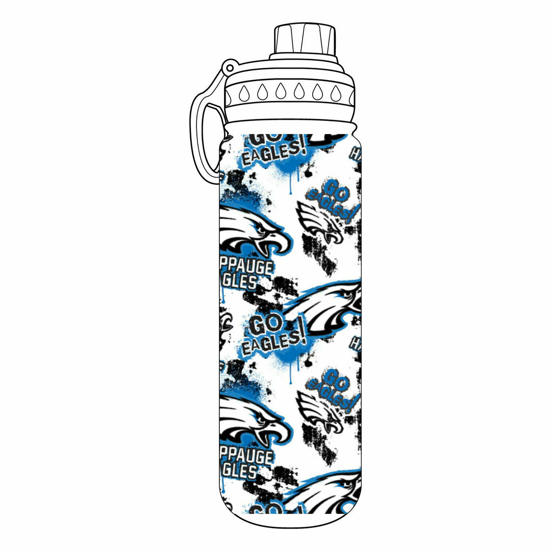 Hauppauge Eagles 24 oz Stainless Steel Water Bottle