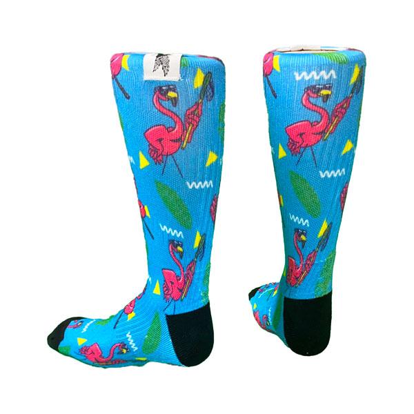 Youth Flamingo Flow Crew Socks