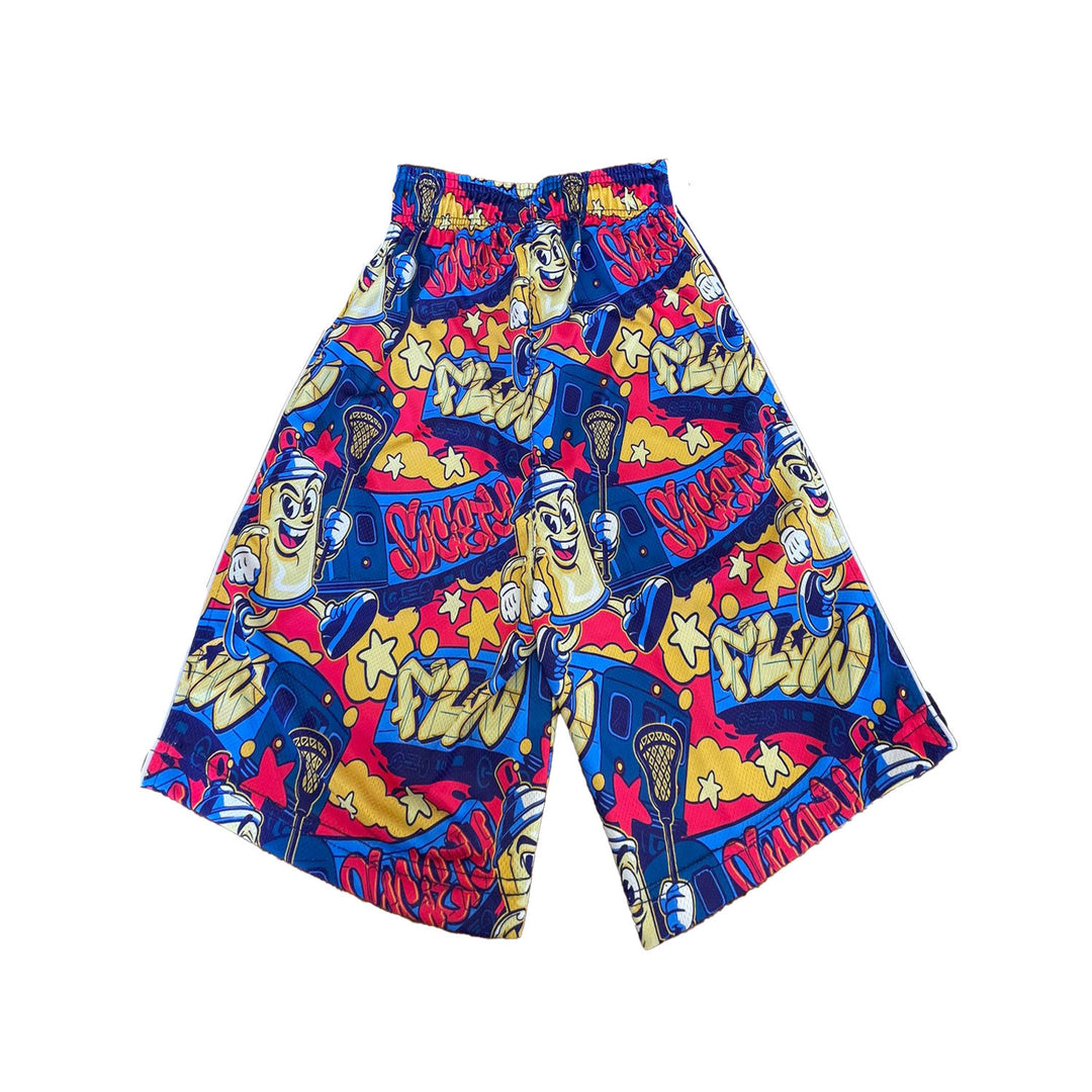 Mens Laxin Subway Graffiti Can Short