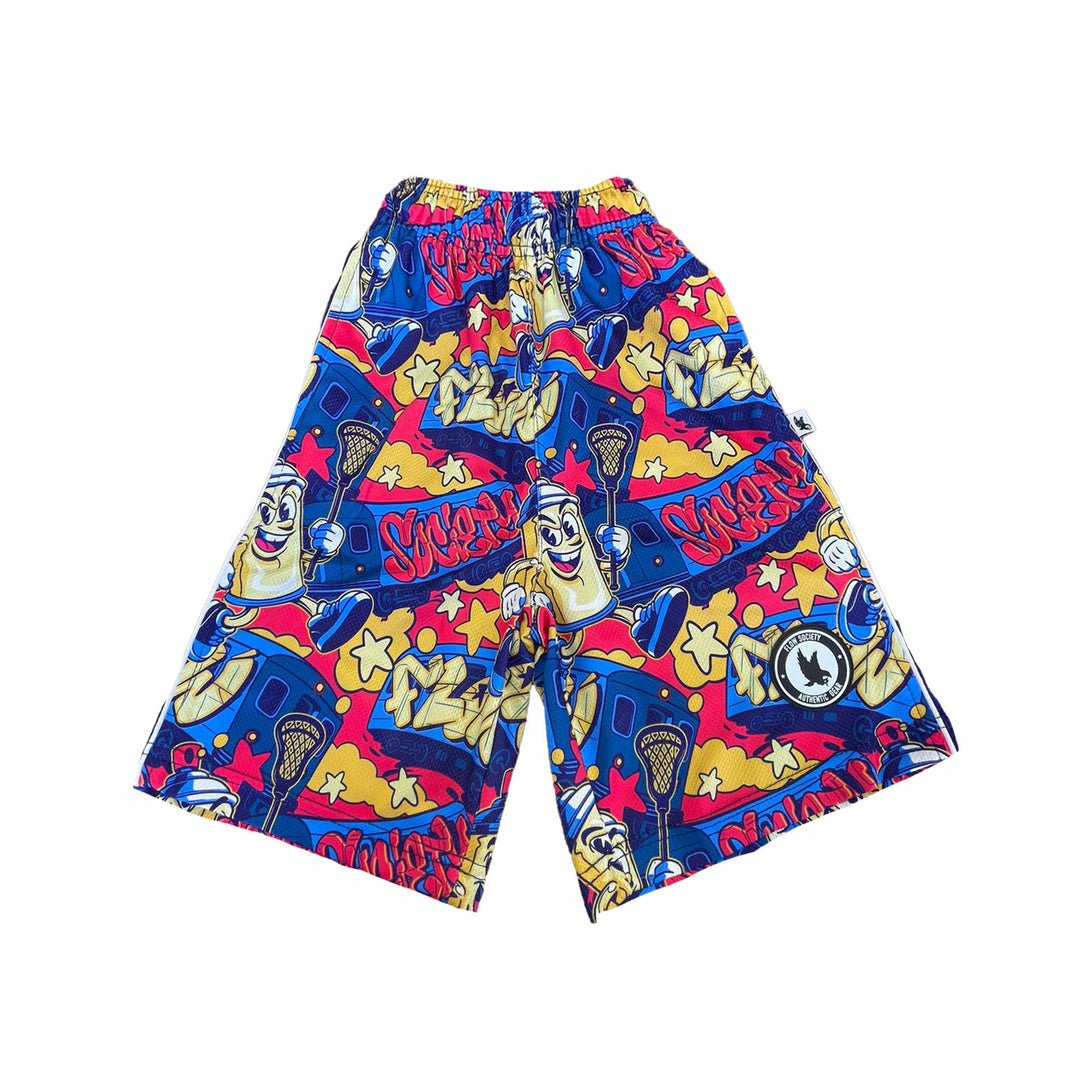 Mens Laxin Subway Graffiti Can Short