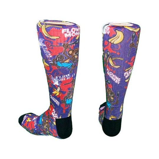 Youth Flowing Monkey Lax Crew Socks