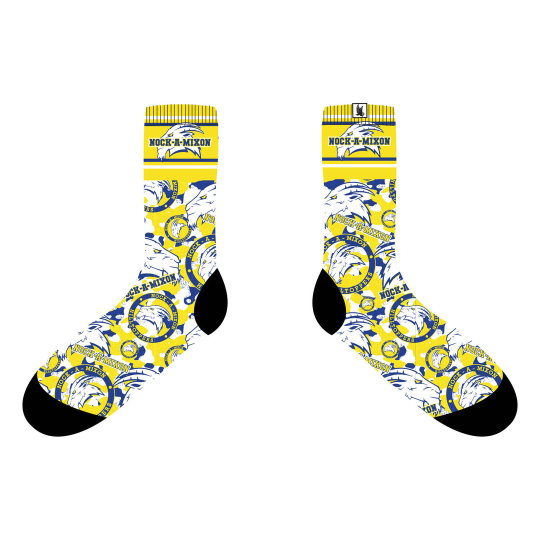 Youth Nock-A-Mizon Camo Crew Sock