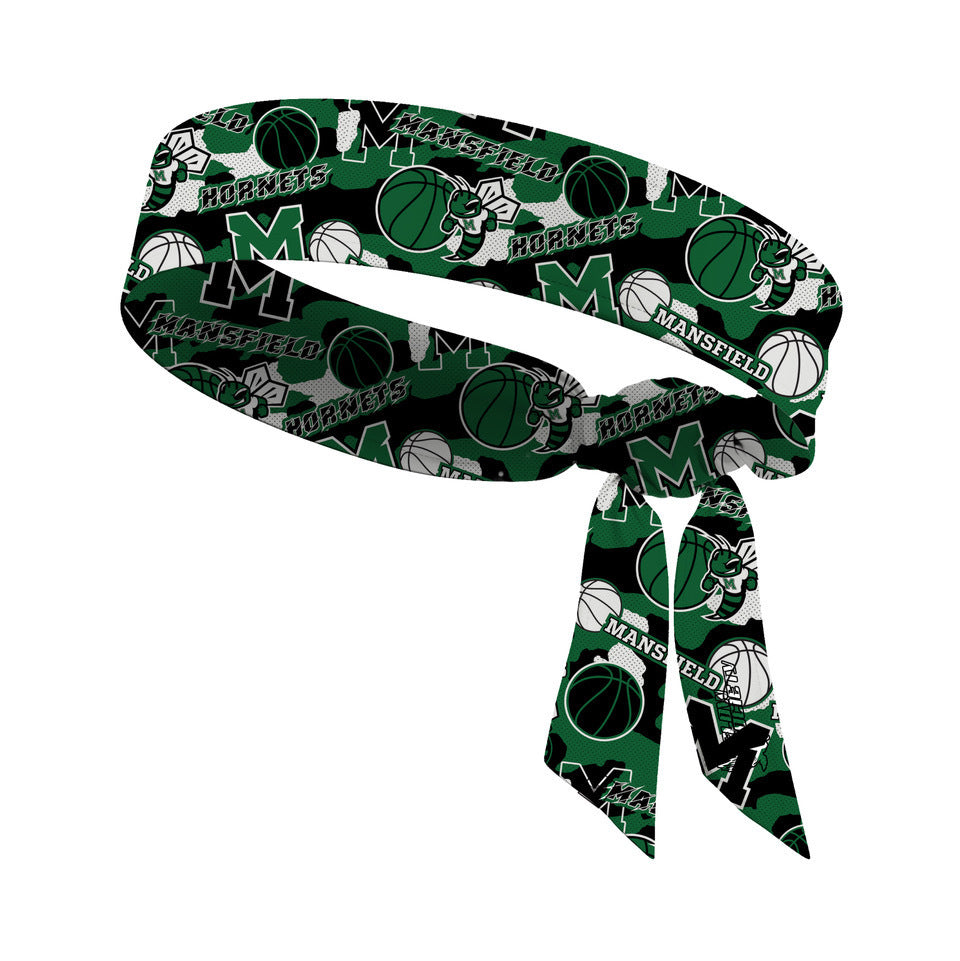 Youth Mansfield Hornets Basketball Headband