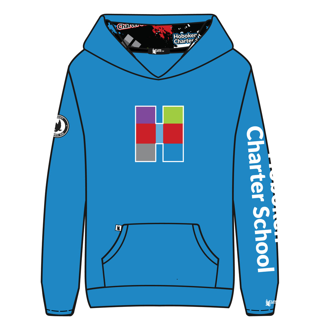 Youth & Adult Hoboken Charter School Blue Hoodie