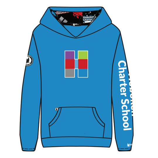 Youth & Adult Hoboken Charter School Blue Hoodie