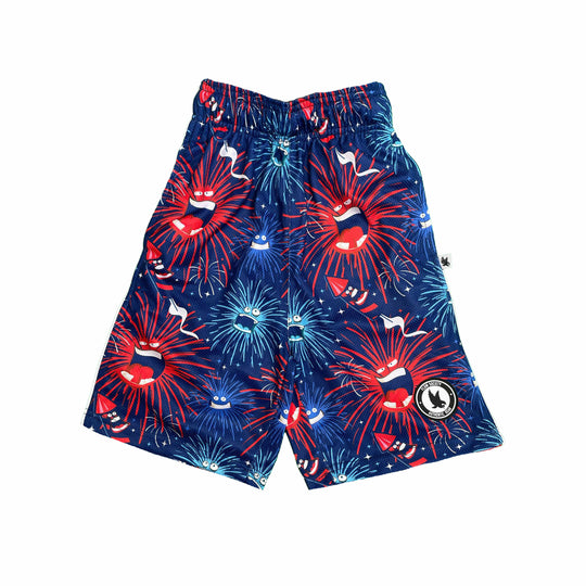 Boys Ba Ba Boom July 4th Fireworks Short