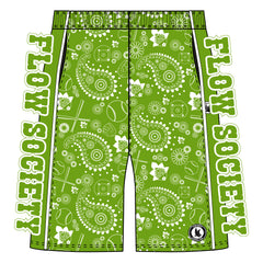 Boys Paisley Baseball Mid-length Short