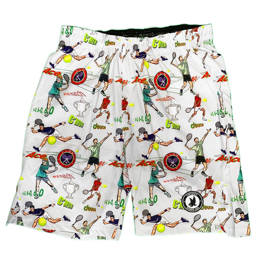 Mens Tennis Flow 9" Short White