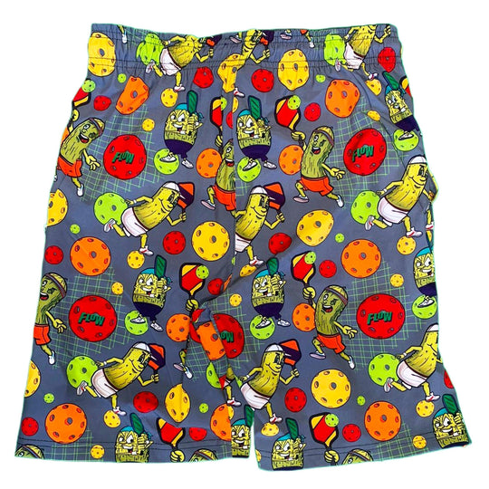 Mens Pickleball Flow Short 9" Grey Grey