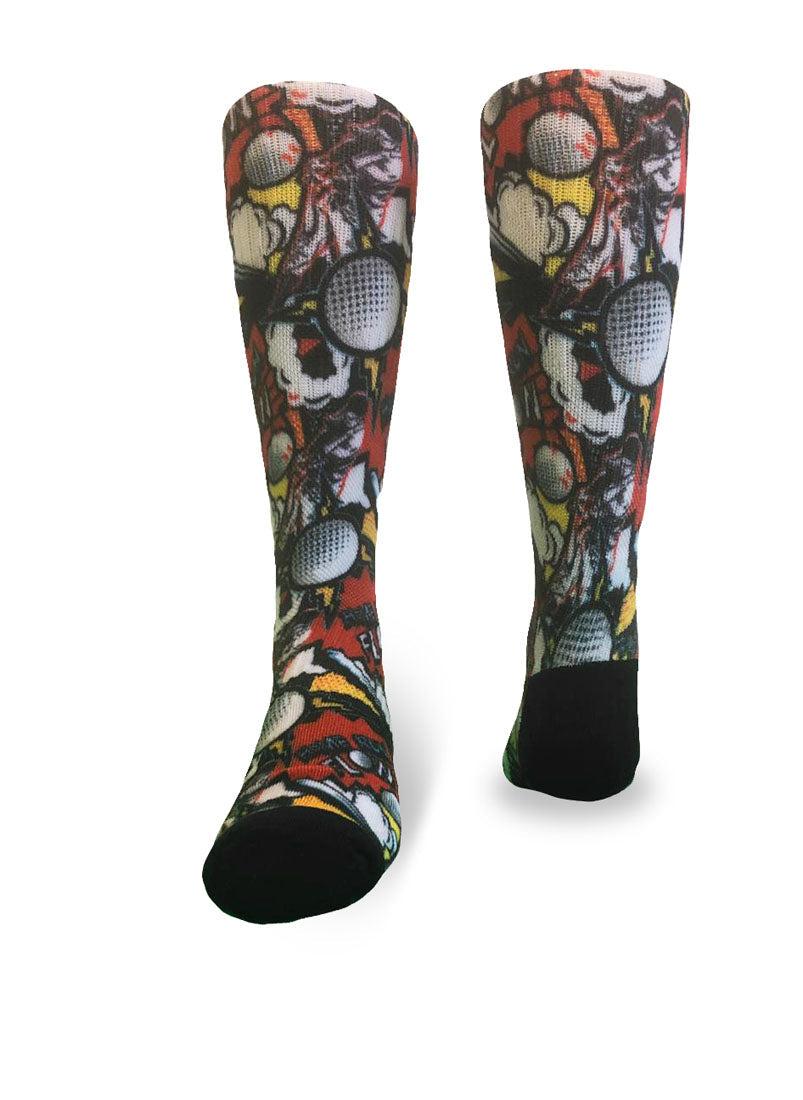 Youth Flow Society Home Run Baseball Crew Socks