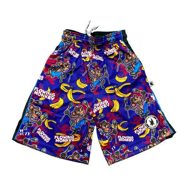 Boys Flowing Monkey Attack Shorts