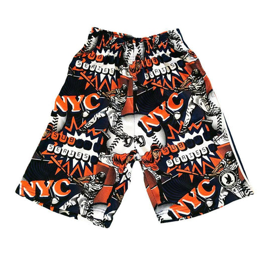 Boys NYC Baseball Attack Short