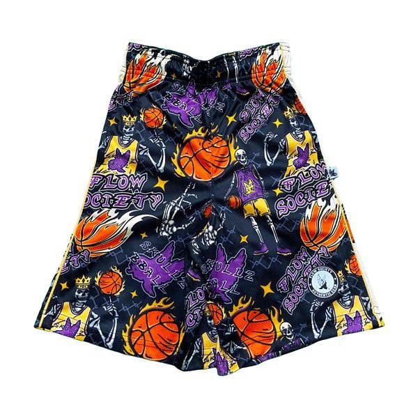 Boys Skeleton Hoops Short