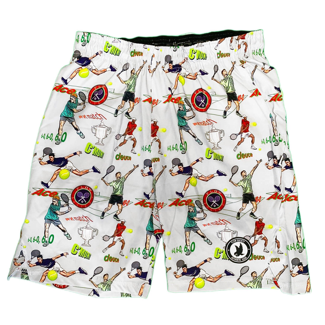 Boys Tennis Flow Short White