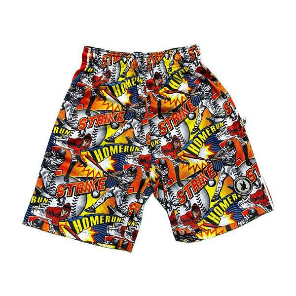 Mens Flow Baseball Comic Sideline Attack Short