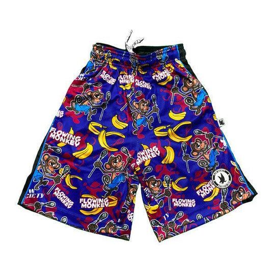 Mens Flowing Monkey Attack Shorts