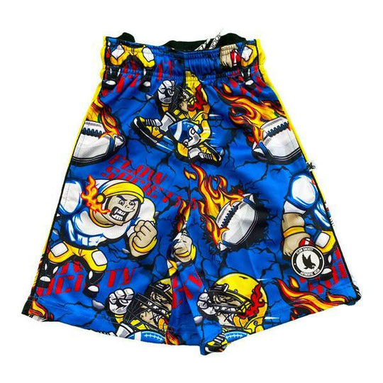Mens Fire Zone Football Short