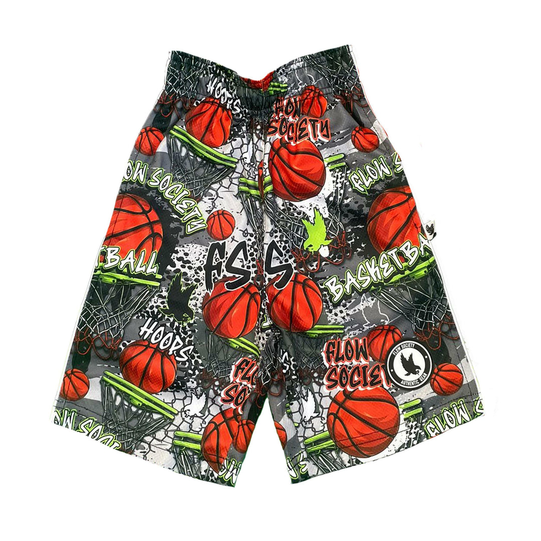 Mens Grey FS Hoops Attack Short