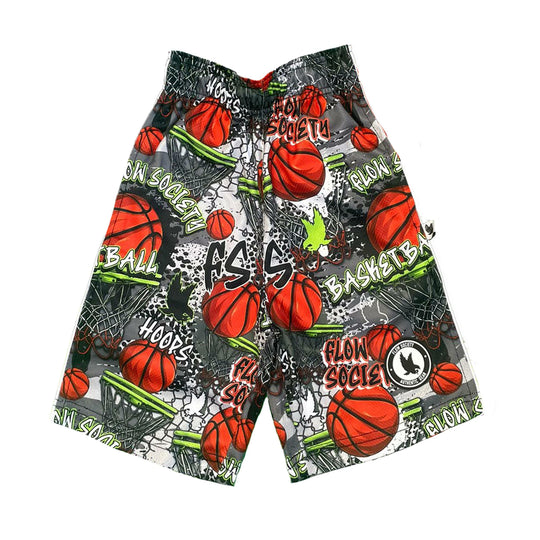 Mens Grey FS Hoops Attack Short