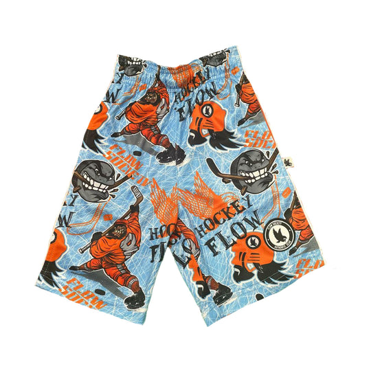 Mens Angry Hockey Puck Attack Short