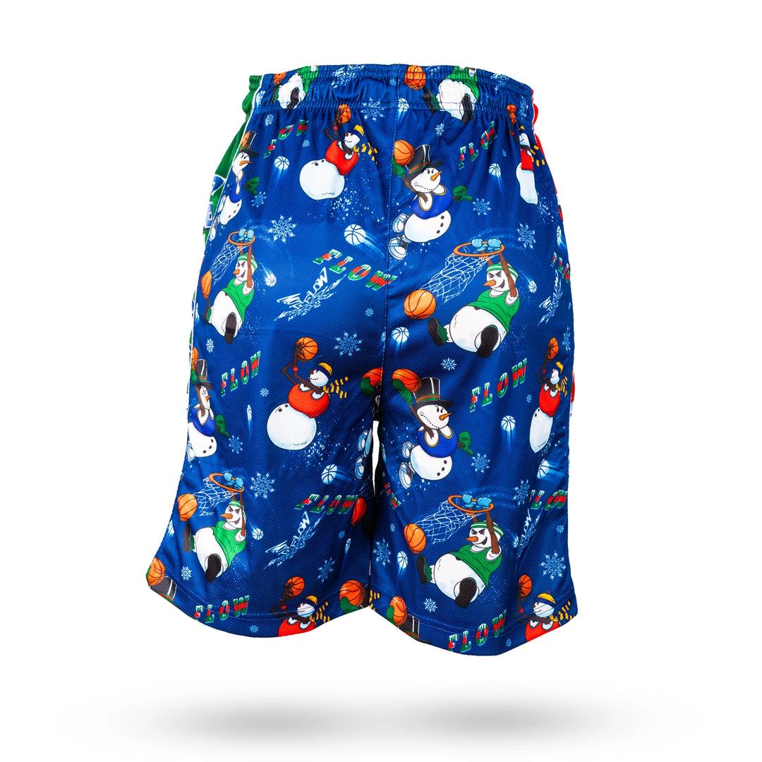 Boys Snowman Frosty Bball Short