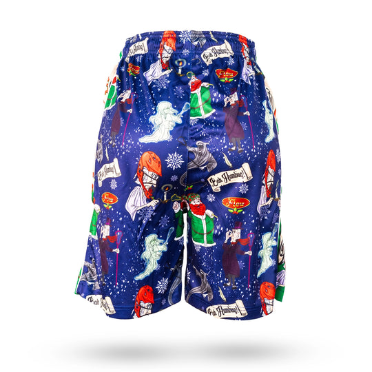 Mens Xmas Lax Carol Short