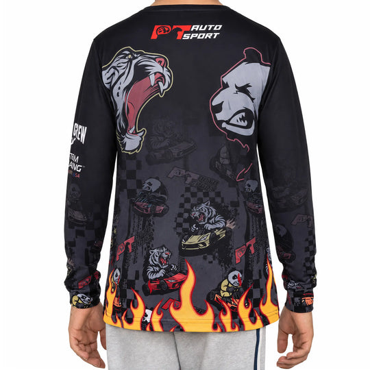 PT Autosport x Flow Society Race Kars Long Sleeve Tee