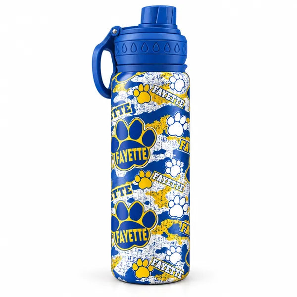 Fayette Elementary Camo 24oz Stainless Steel Water Bottle