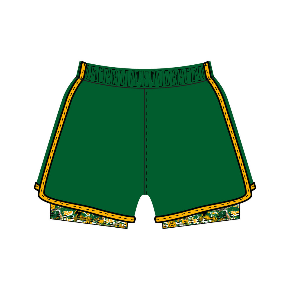 Girls & Womens WS Mount Elementary 2-1 Compression Short