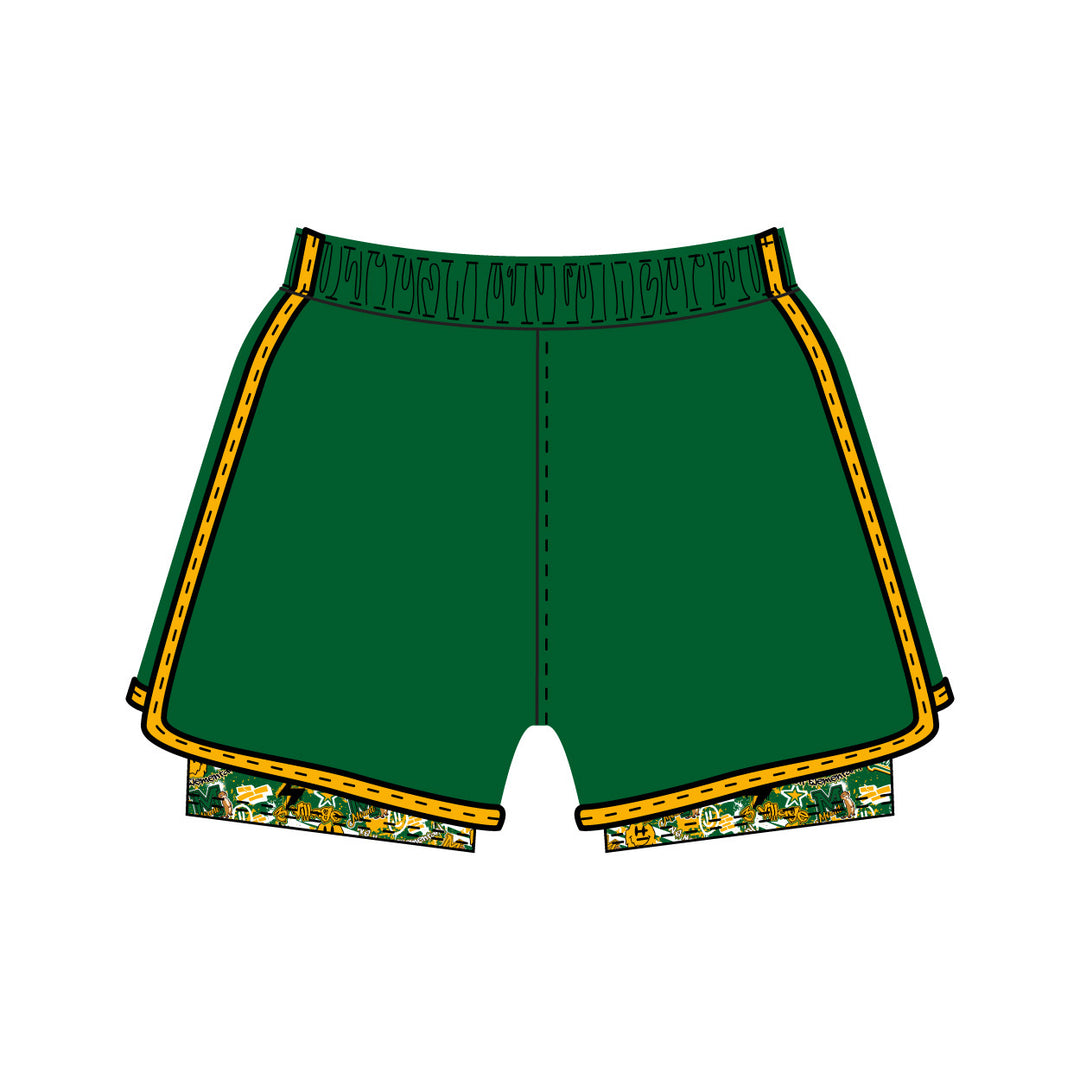 Girls & Womens WS Mount Elementary 2-1 Compression Short