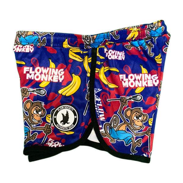 Girls & Womens Flowing Monkey Attack Shorts