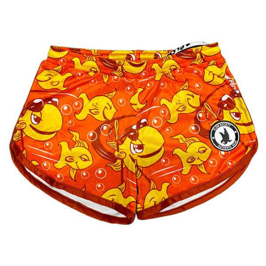 Girls & Womens Gold Flow Fish Short