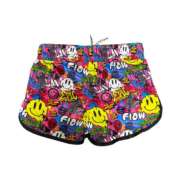 Girls & Womens Graffiti Lacrosse Flow Short