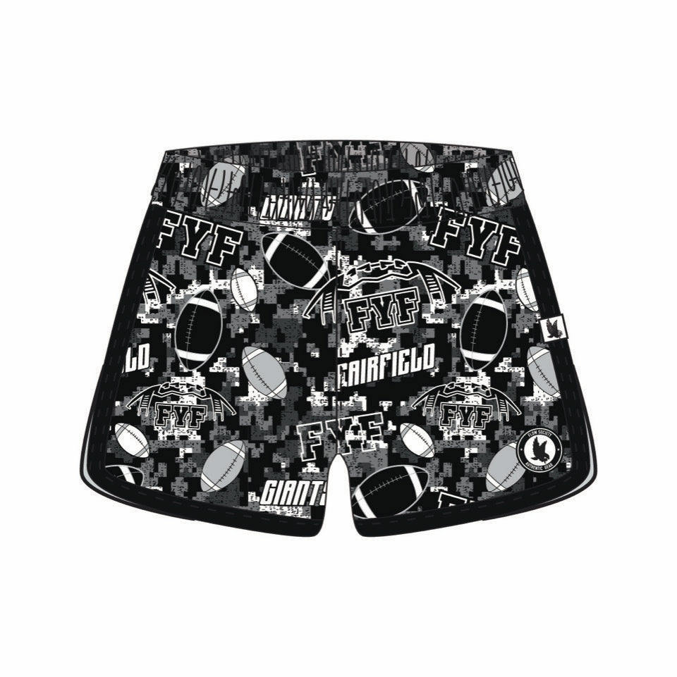 Girls & Womens Fairfield Giants Football Short - 2 colors!