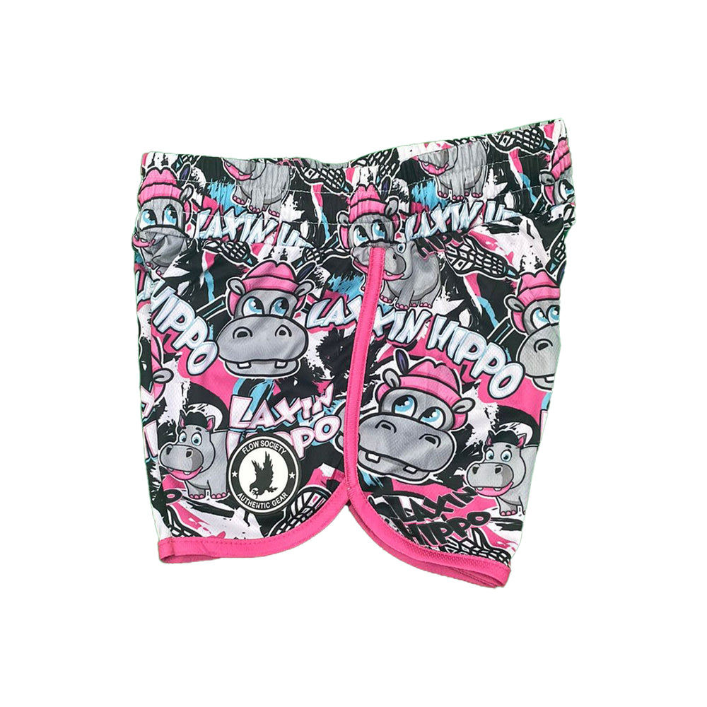 Girls & Womens Laxin' Hippo Short