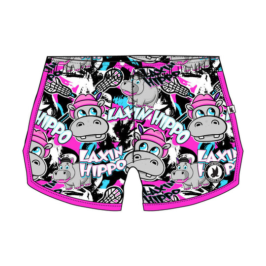 Girls & Womens Laxin' Hippo Short