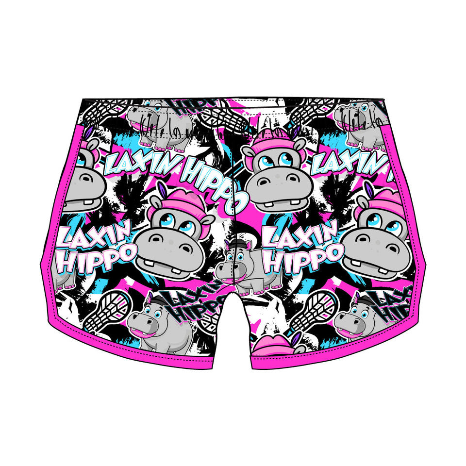 Girls & Womens Laxin' Hippo Short