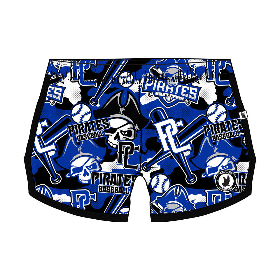 Girls & Womens Pirate Baseball Short