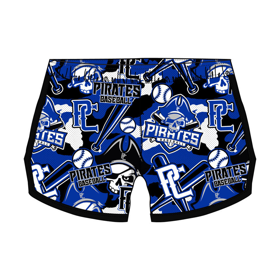 Girls & Womens Pirate Baseball Short