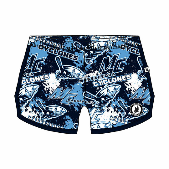 Girls & Womens Massapequa Cyclones Baseball Short