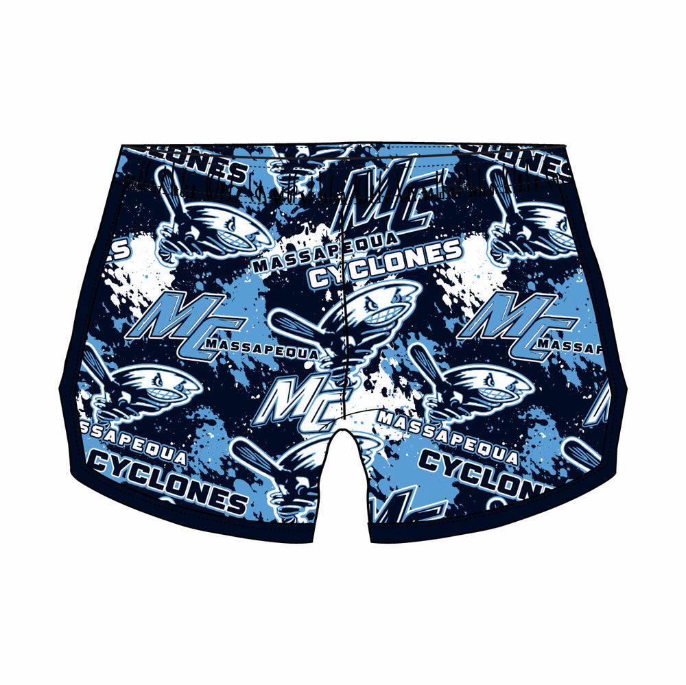 Girls & Womens Massapequa Cyclones Baseball Short