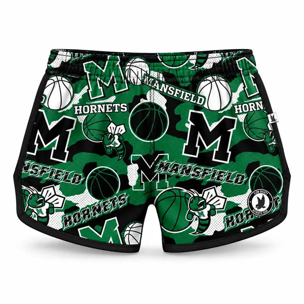 Girls & Womens Mansfield Hornets Basketball Short
