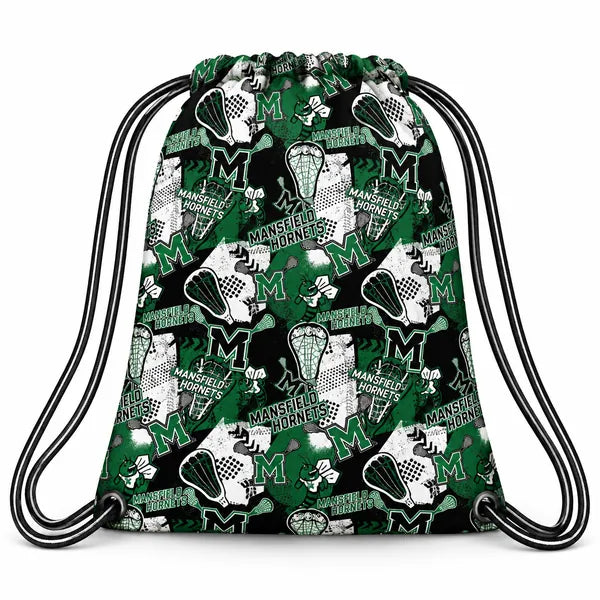 Mansfield Hornets Lacrosse Drawstring Bag
