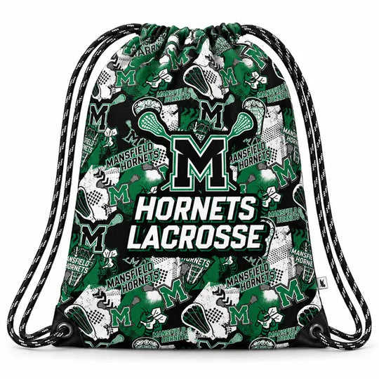 Mansfield Hornets Lacrosse Drawstring Bag