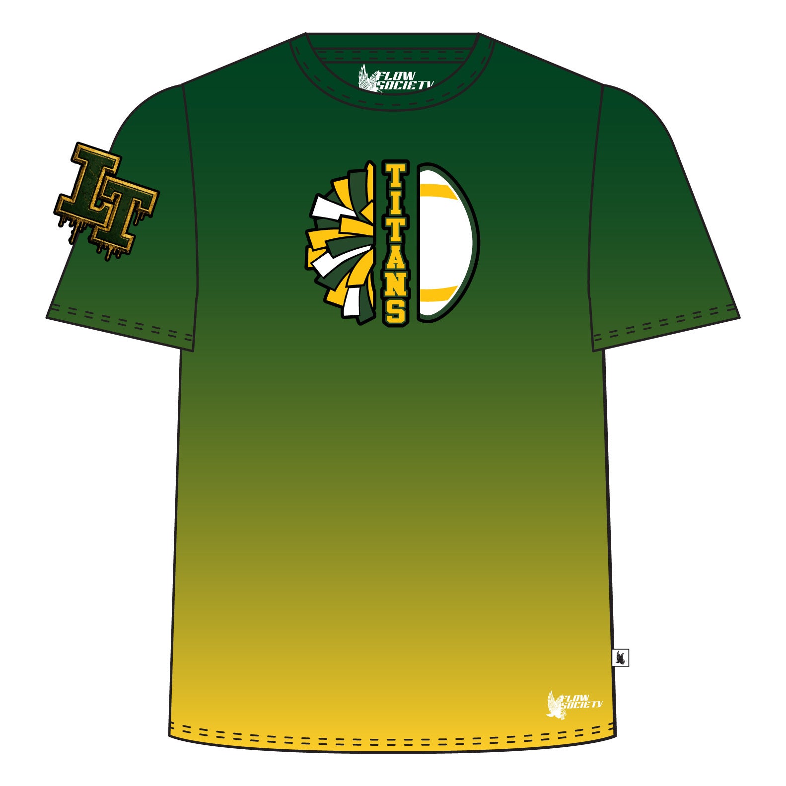 Youth & Adult Lynbrook Titans Cheer Tee Shirt